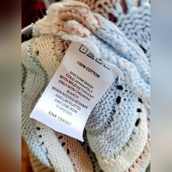 Women's Willoa and Wind Blue and Brown Cotton Set - Picture 7 of 7